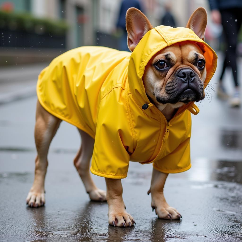 Rain Jacket for French Bulldog