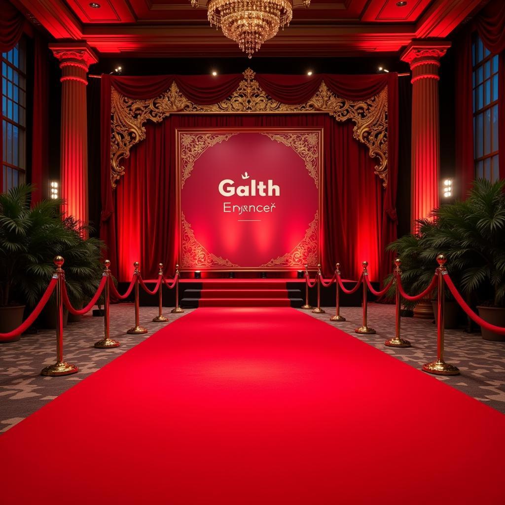 Backdrop Red Carpet Kích Thước Lớn