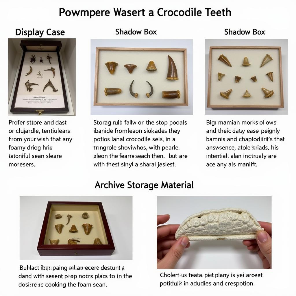 Preserving Your Crocodile Teeth Collection