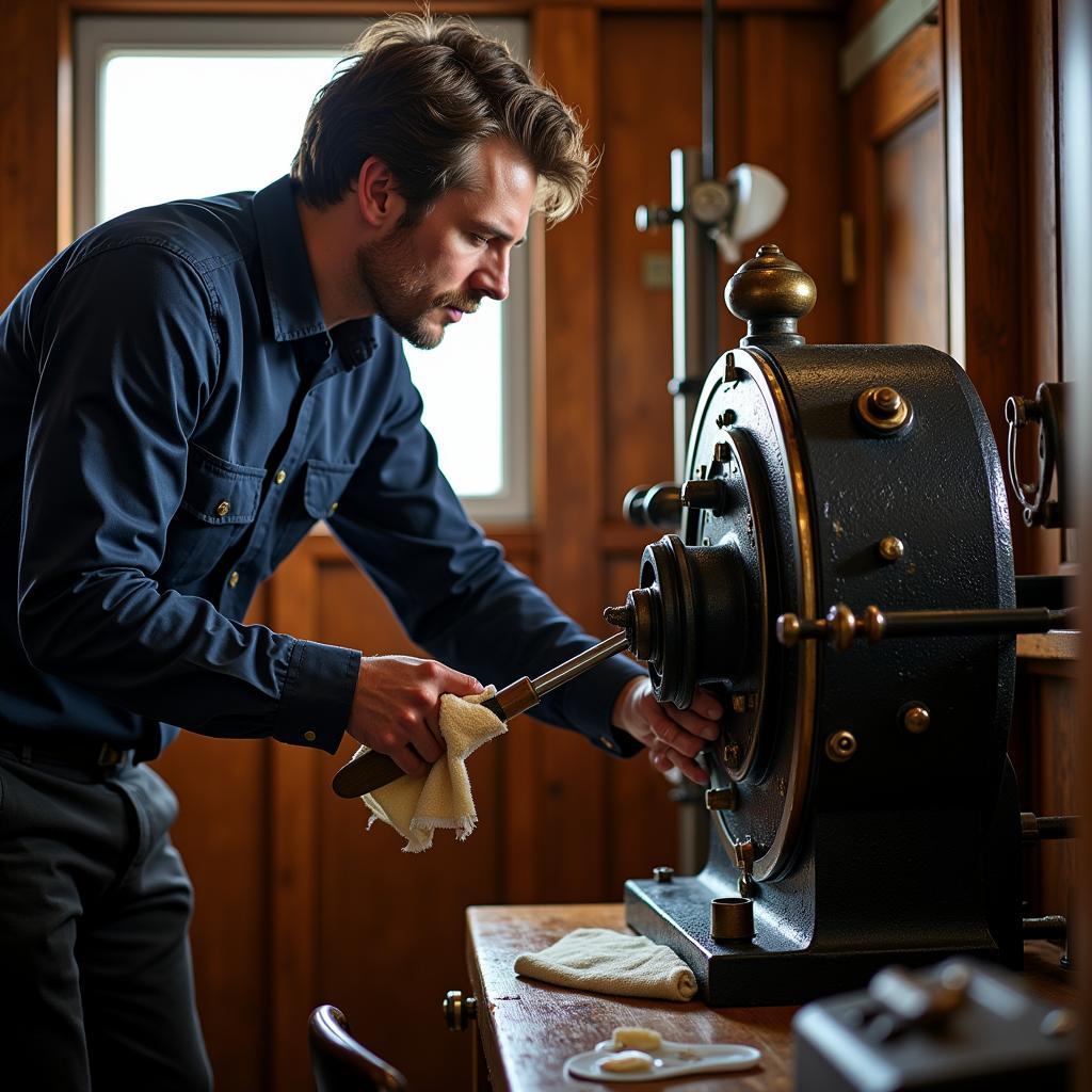 Preserving a Ship Engine Telegraph