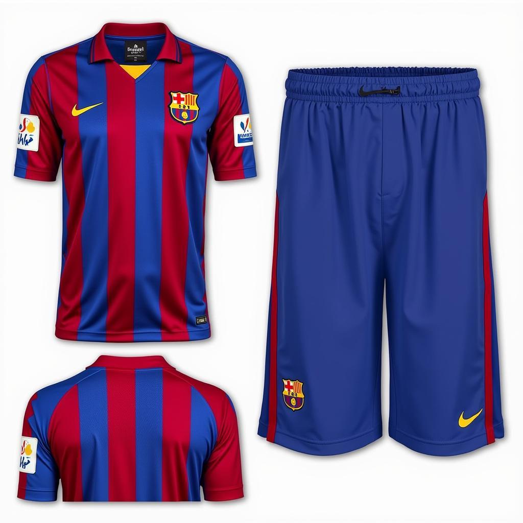 Barcelona Shirt 2014 Design Details