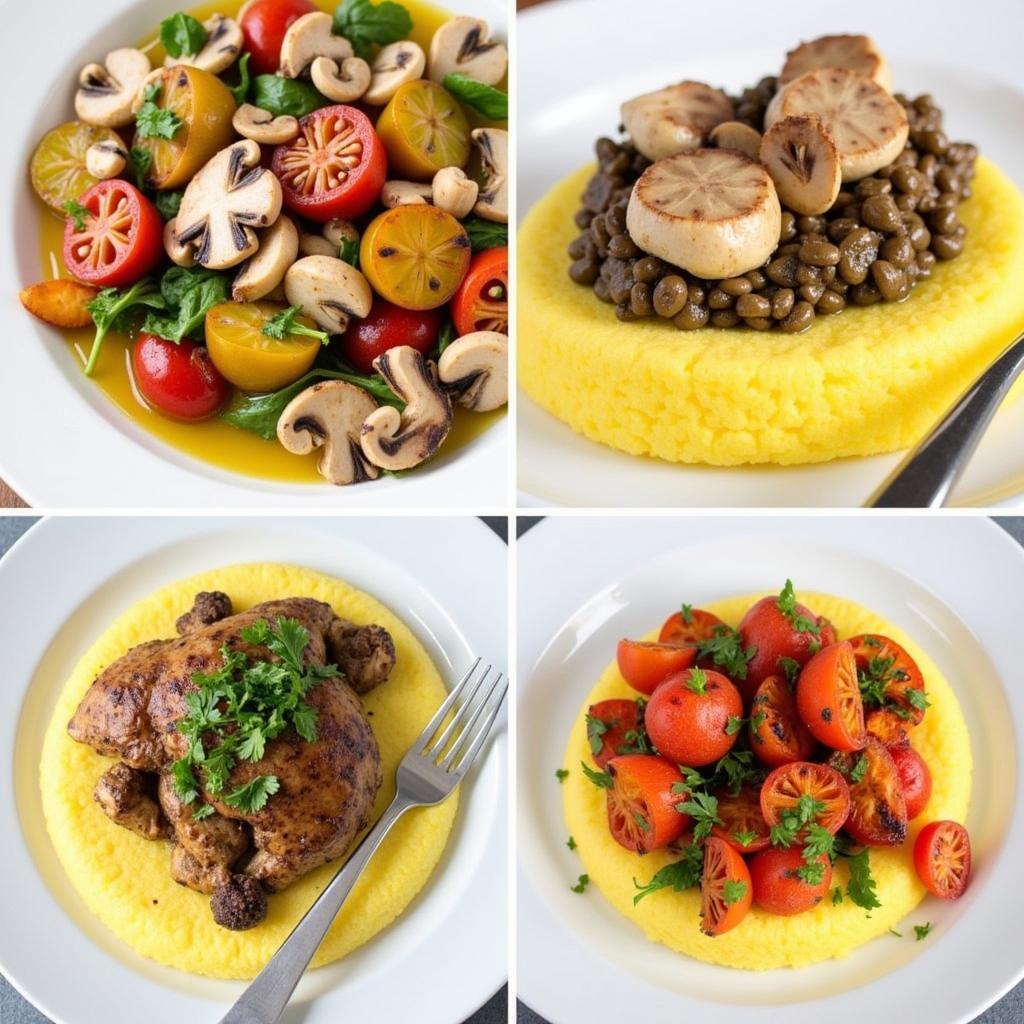 Biến Tấu Polenta Funghi