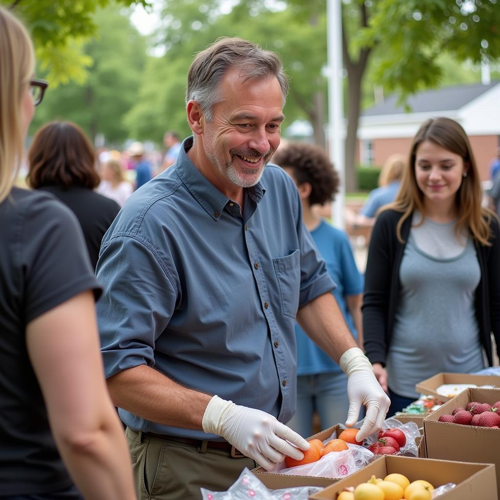 Brad Clark Volunteering in the Community