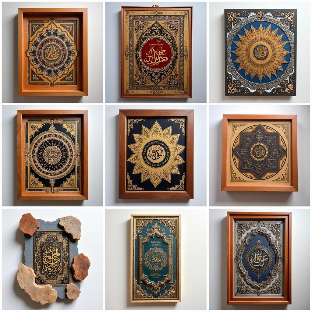 Different Styles of Quran Wall Art