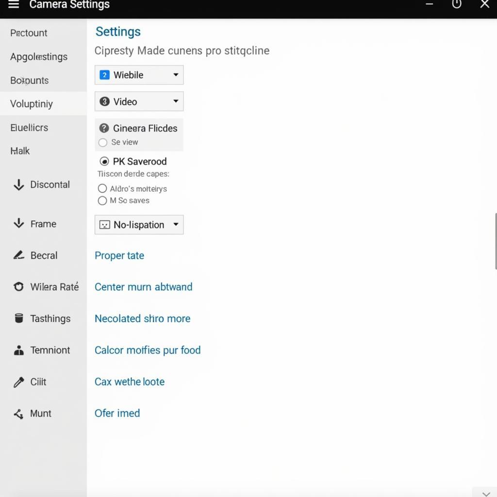 Optimizing Camera Settings for Video