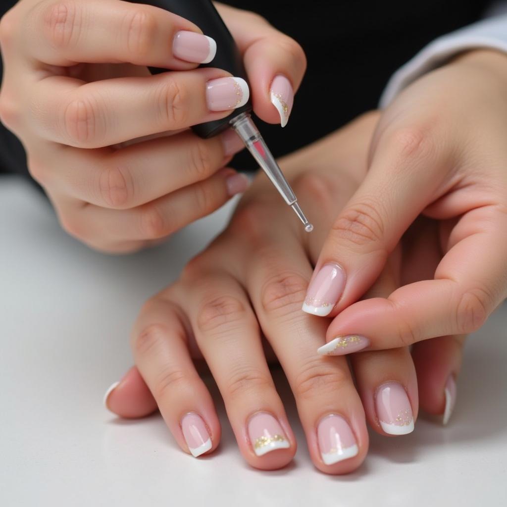 Cách chăm sóc bộ móng Billionaire Nails