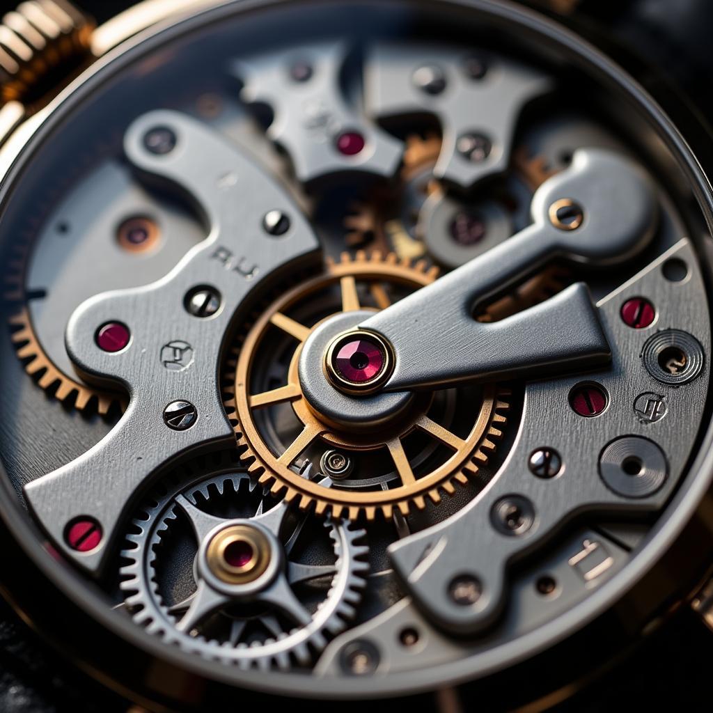 The intricate mechanism of a Beluga watch