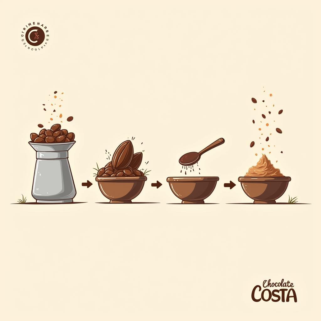 Quy Trình Làm Socola Chocolate Costa