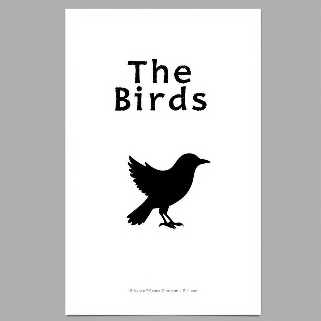 Poster for Conor McPherson's The Birds