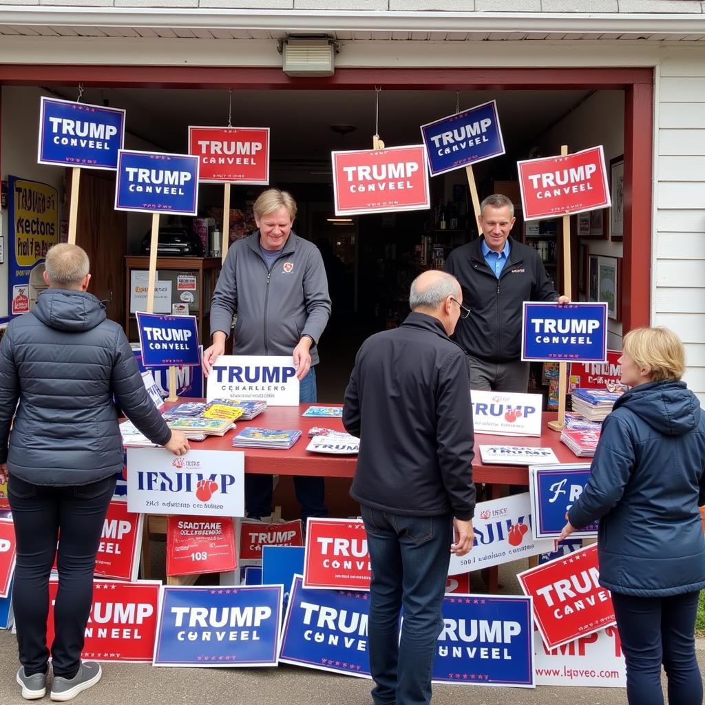 Local Store Selling Trump Signs