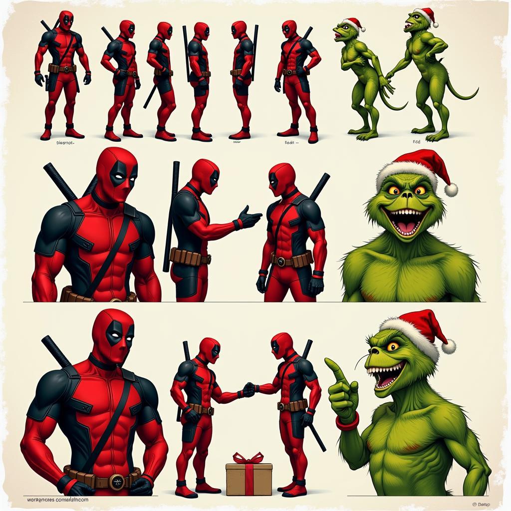 Deadpool Grinch Nguồn Gốc