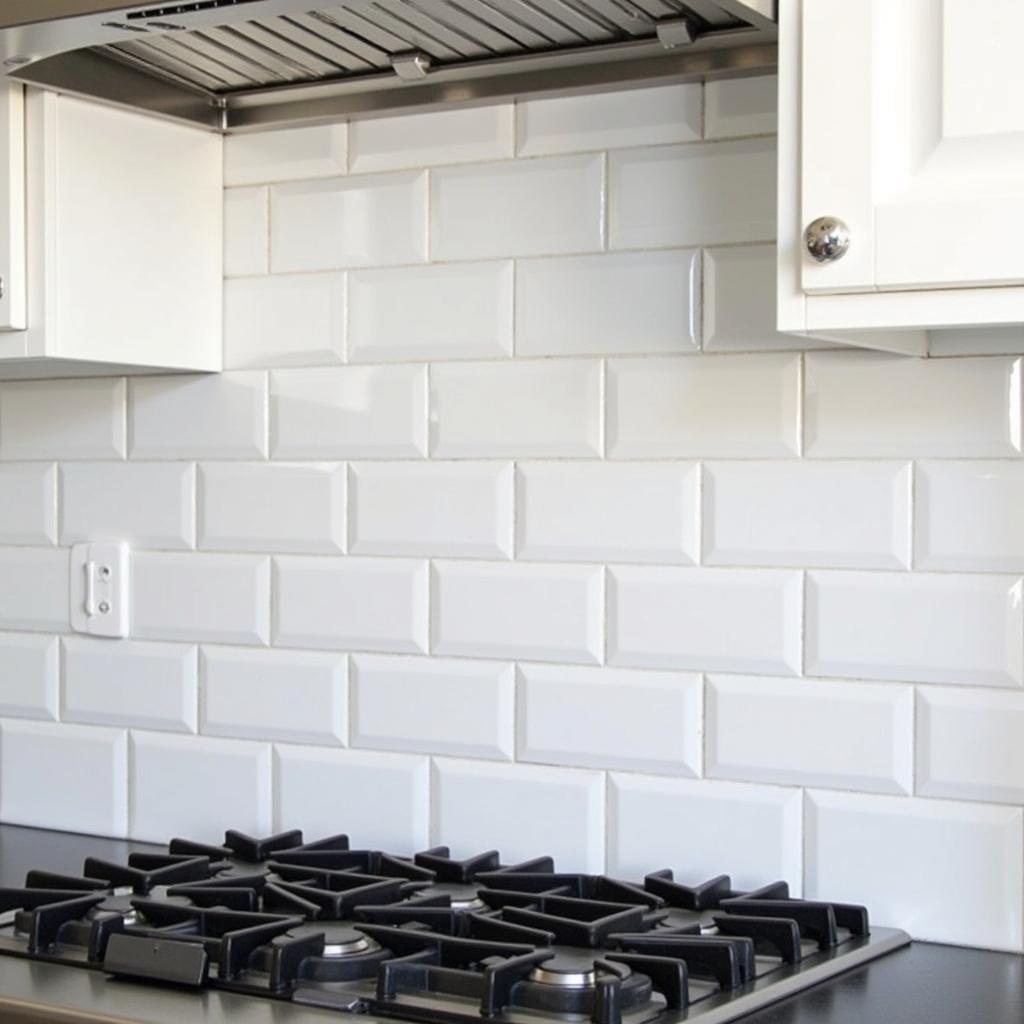 Devonshire tiles create a stunning kitchen backsplash