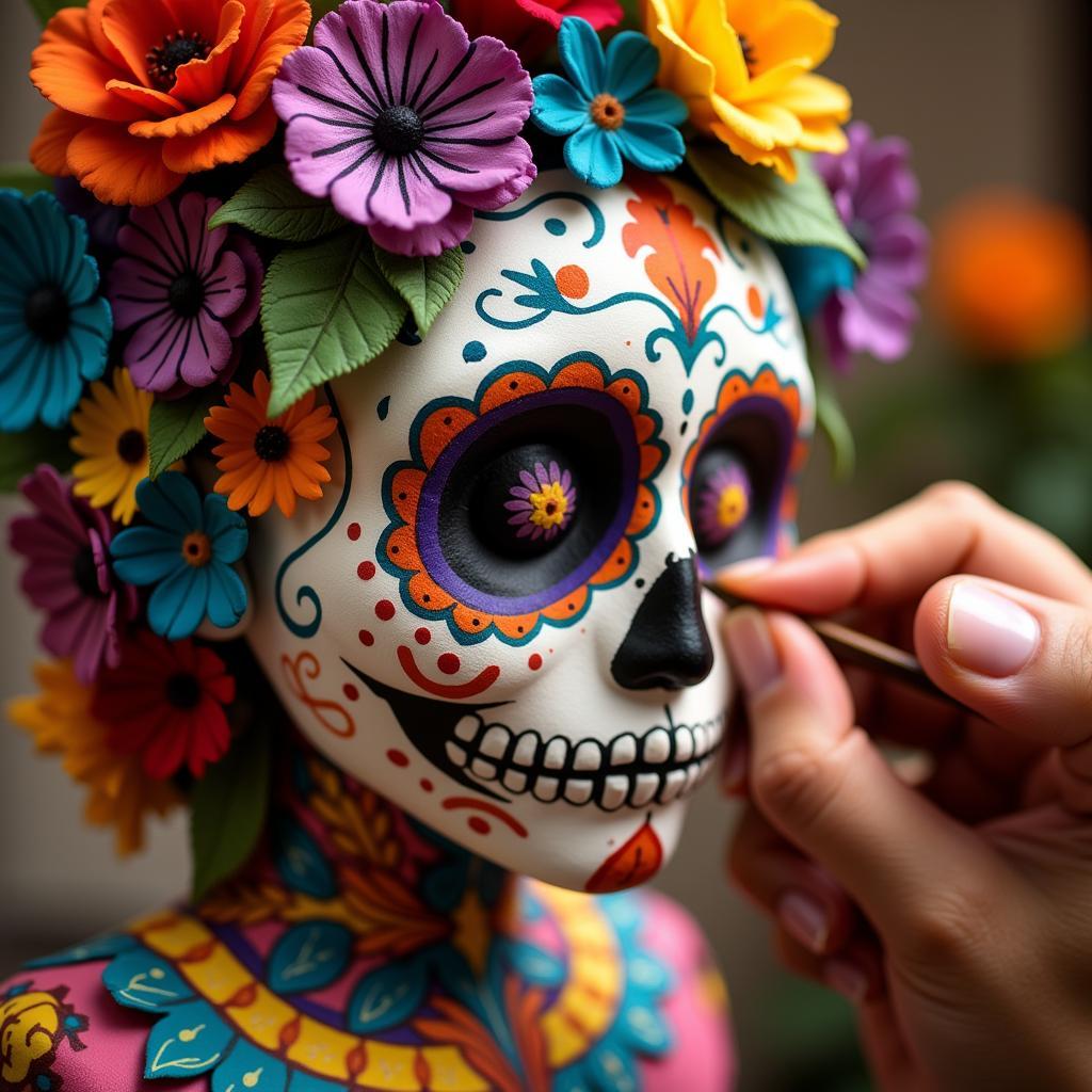 Nghệ thuật trang trí Nichos trong Dia de los Muertos