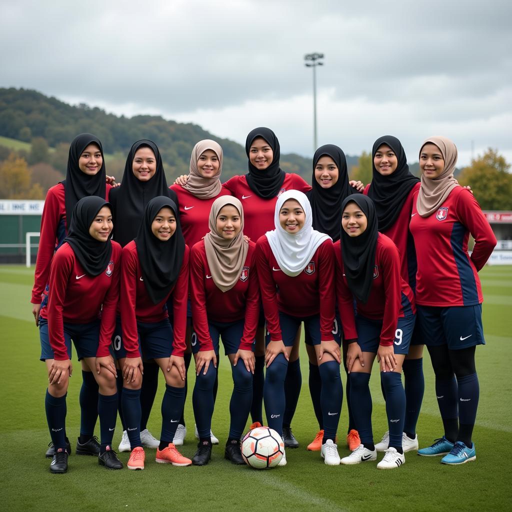 Đội bóng nữ hijab
