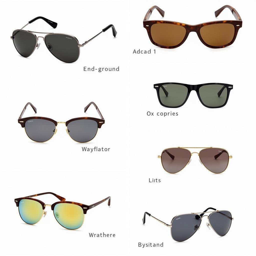 Different Styles of End of Watch Sunglasses