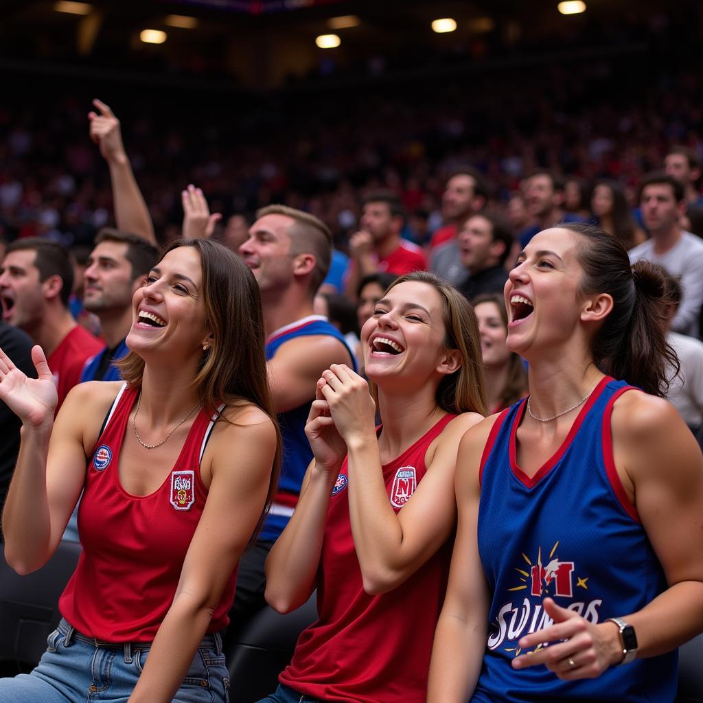 Erie PA Swingers Enjoying a Sporting Event Together