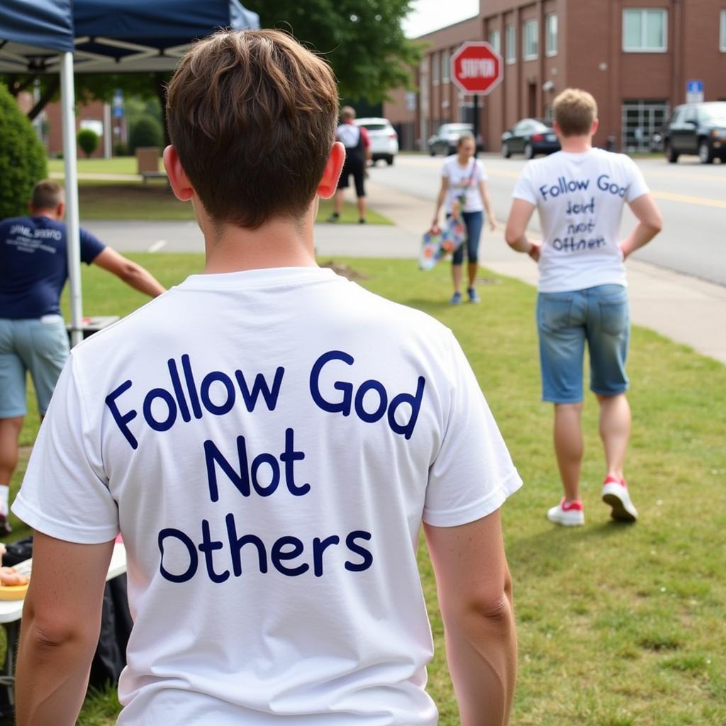 Ý nghĩa của áo Follow God Not Others