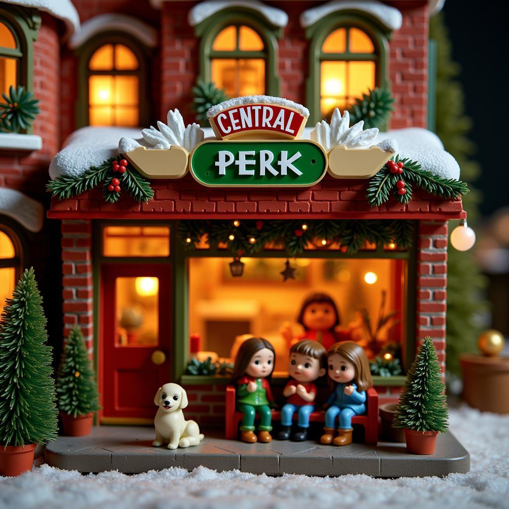 Mô hình Làng Giáng Sinh Central Perk từ phim Friends
