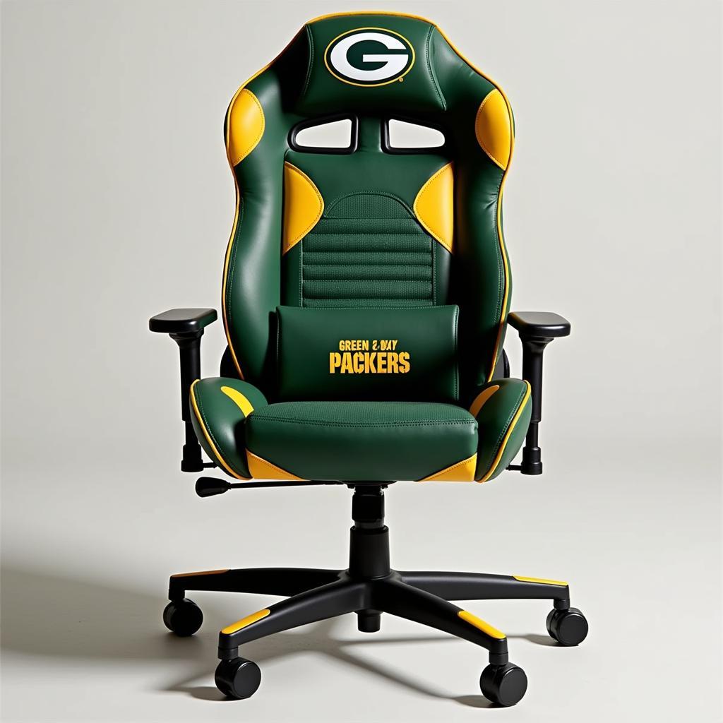 Ghế chơi game Green Bay Packers thiết kế ấn tượng