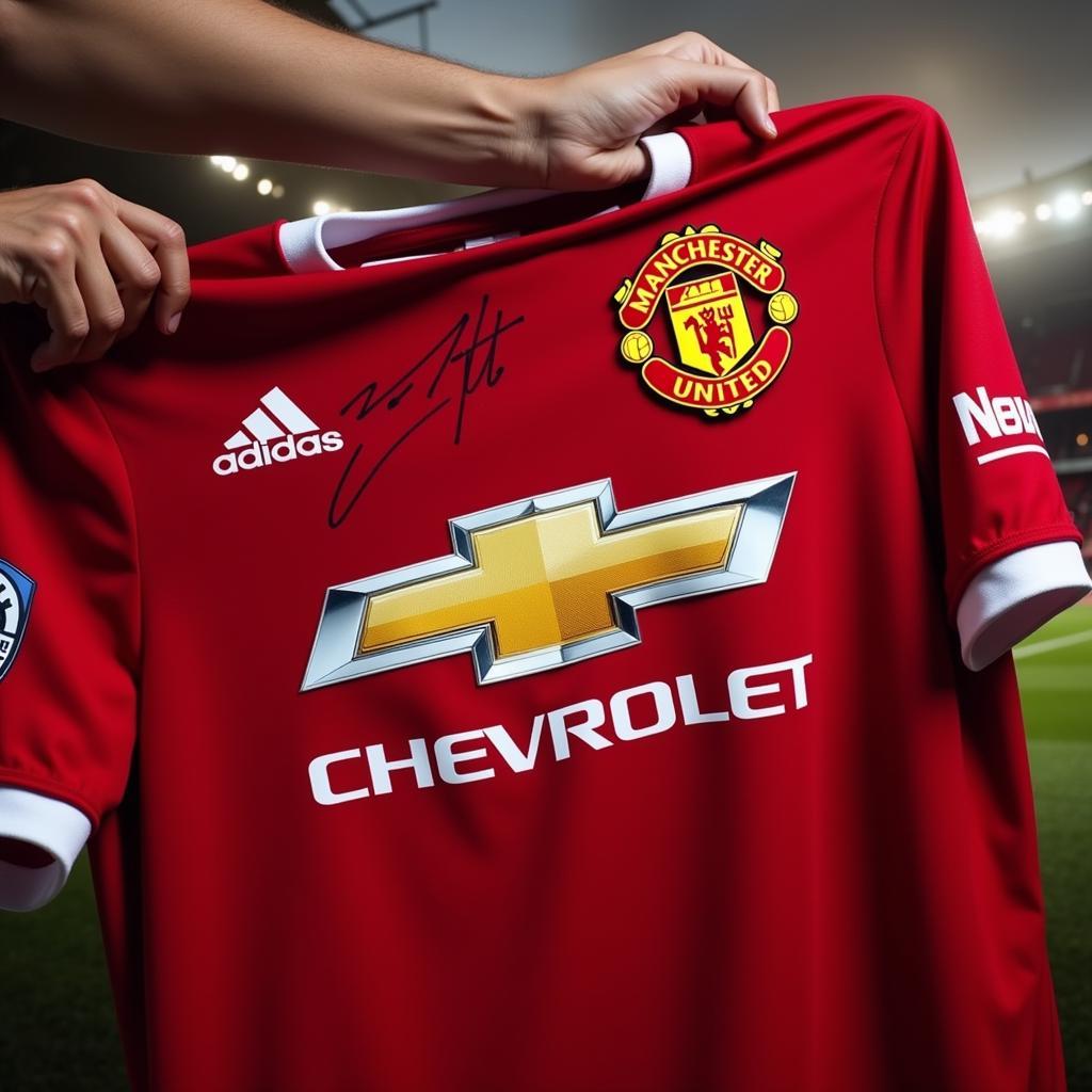 Giá trị áo đấu Man Utd
