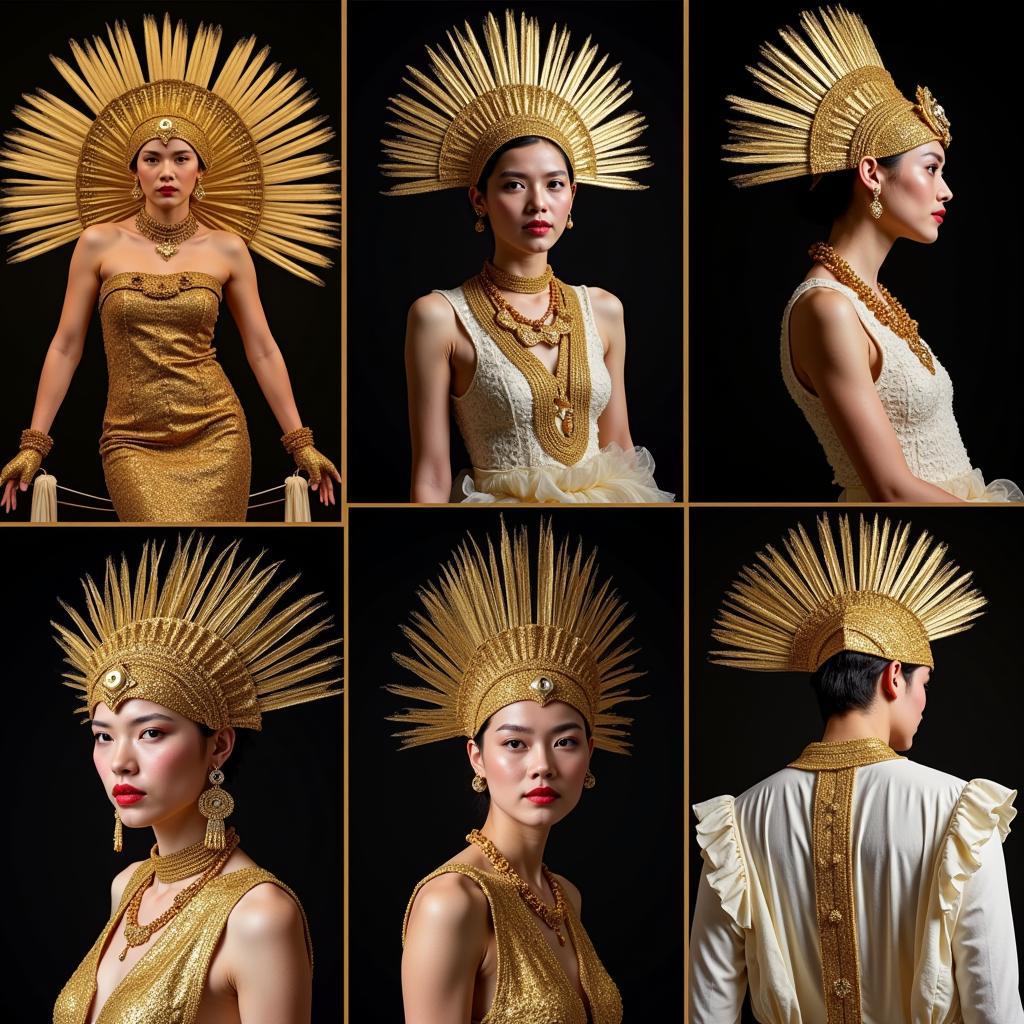 Gold Headdress Hiện Đại