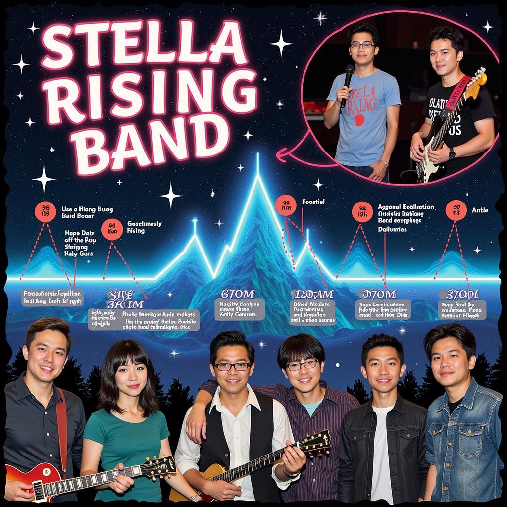 Hành trình của Stella Rising Band từ những ngày đầu thành lập đến khi trở thành một ngôi sao mới trên bầu trời âm nhạc.