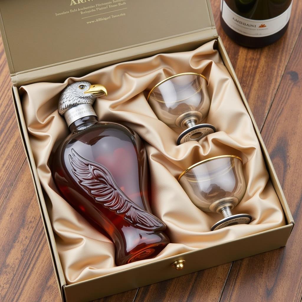 Animal Decanter Gift Set in a Luxurious Box