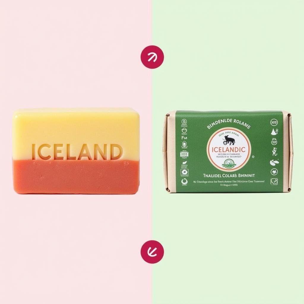 So sánh xà phòng Iceland và xà phòng thông thường