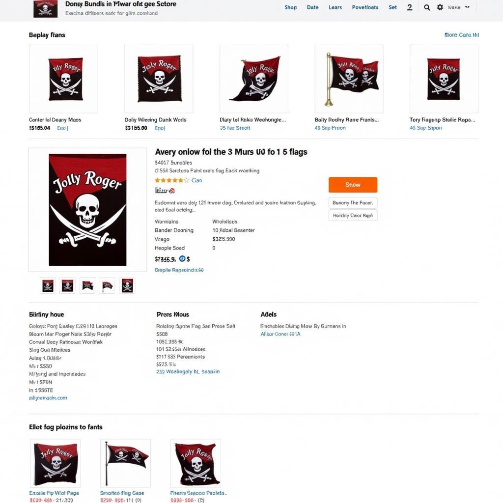 Jolly Roger Flags Available in Online Store