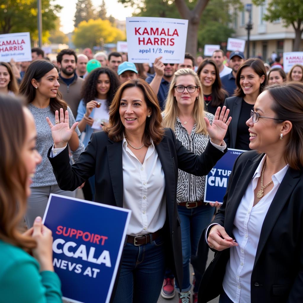 Kết nối cộng đồng ủng hộ Kamala Harris