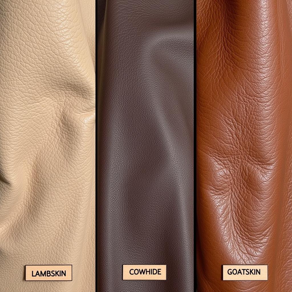 Leather Types for Mrs Jackets