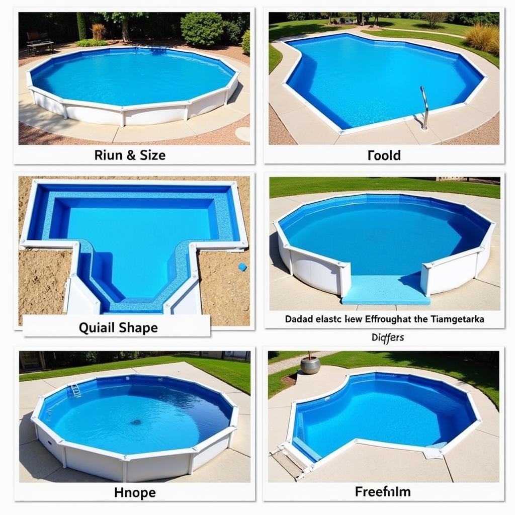 Legacy Above Ground Swimming Pool Sizes and Shapes