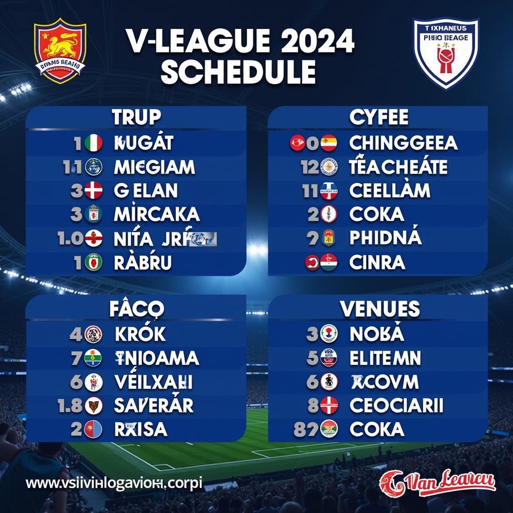 Lịch thi đấu V-League 2024