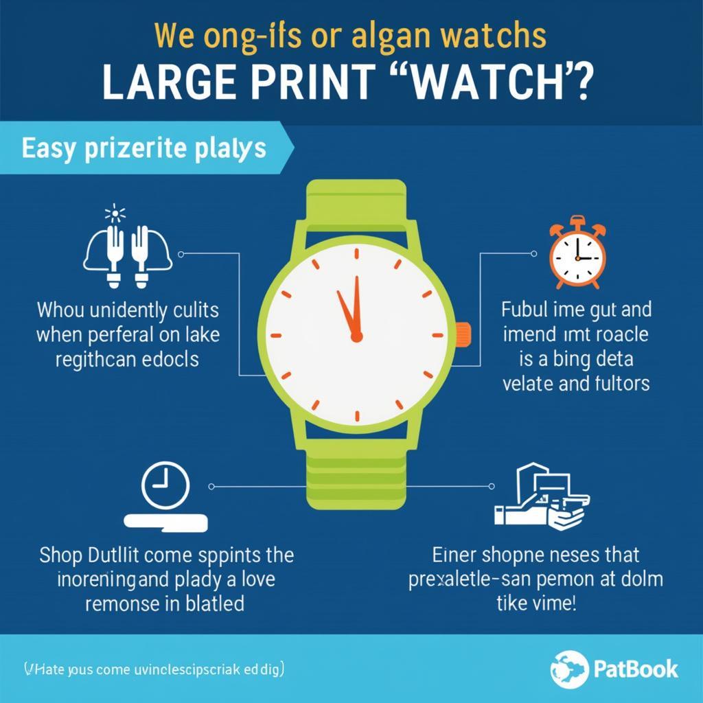 Benefits of using a large print watch