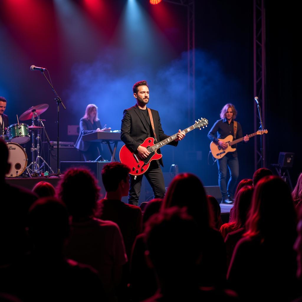 Andrei Makarevich performing live in New York City