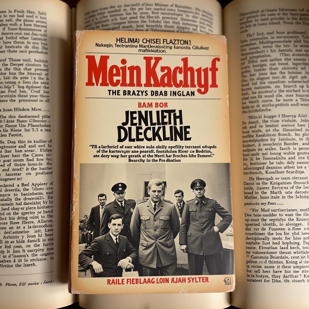 Bìa sách Mein Kampf phiên bản tiếng Anh