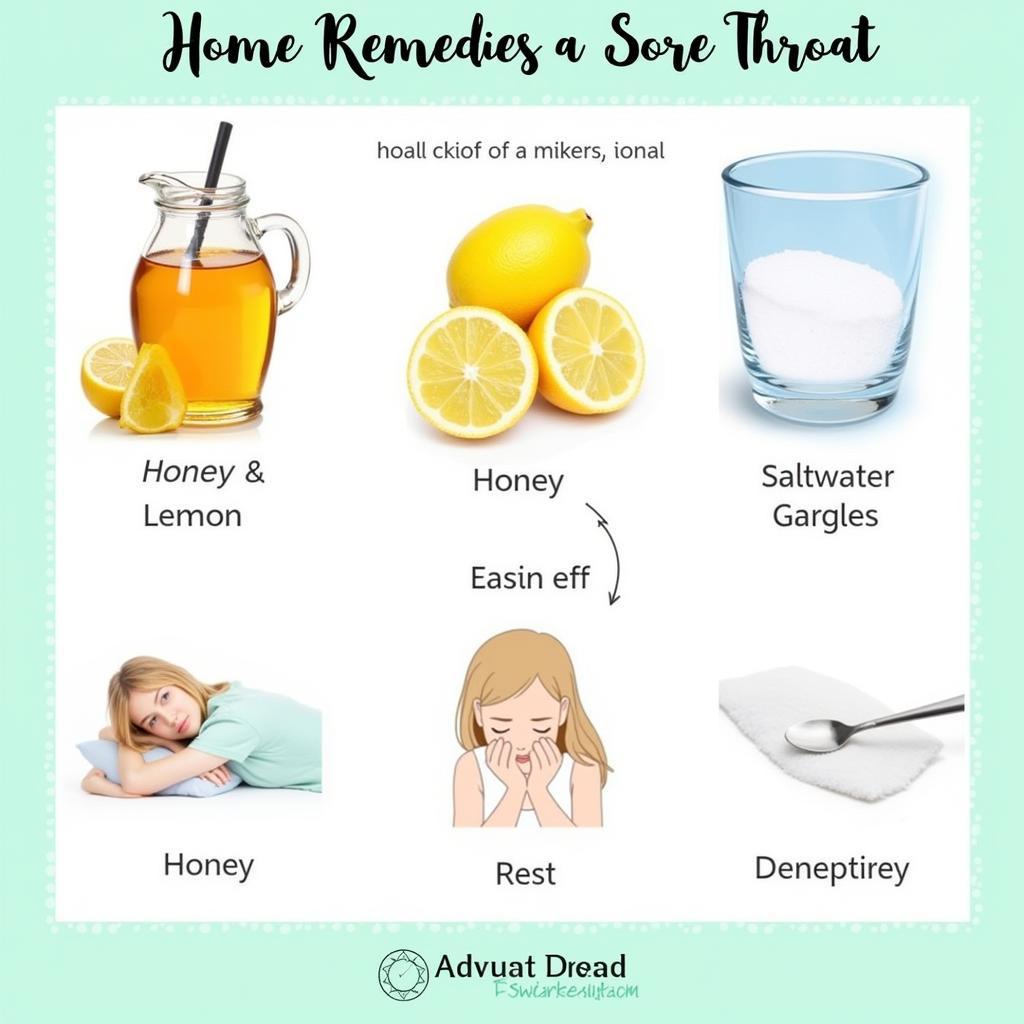Home remedies for treating sore throat in France