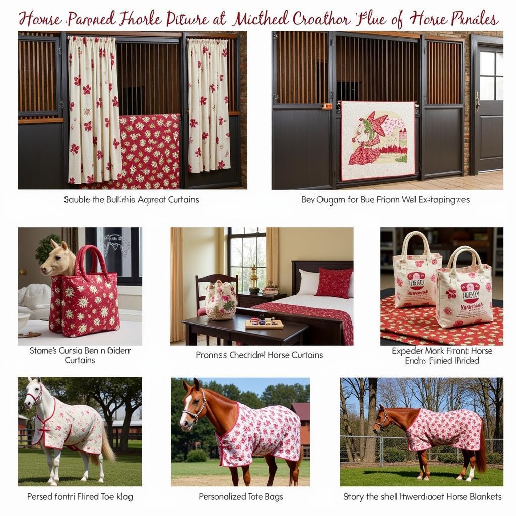 Michael Miller Horse Panel Applications