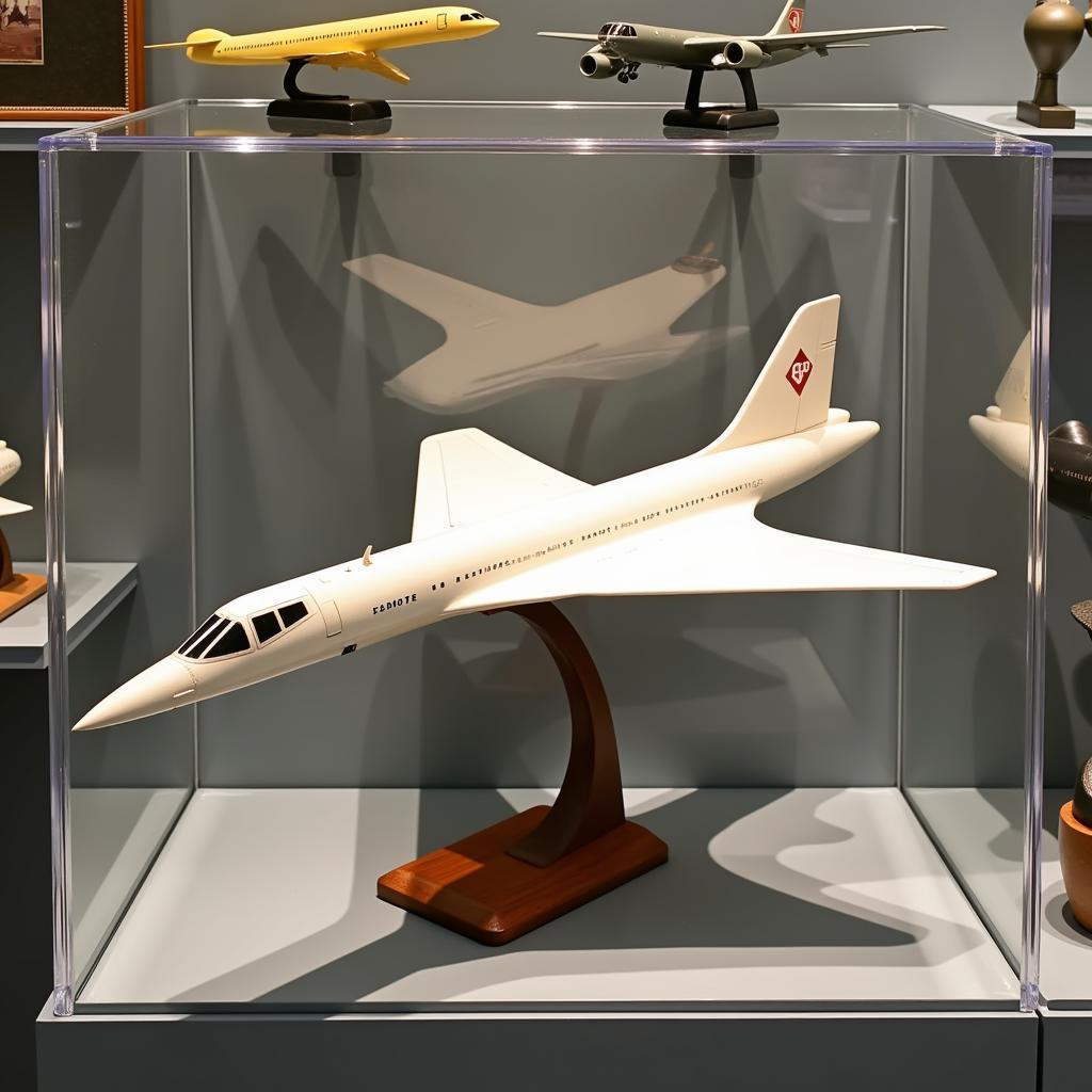 Concorde Airplane Model Display