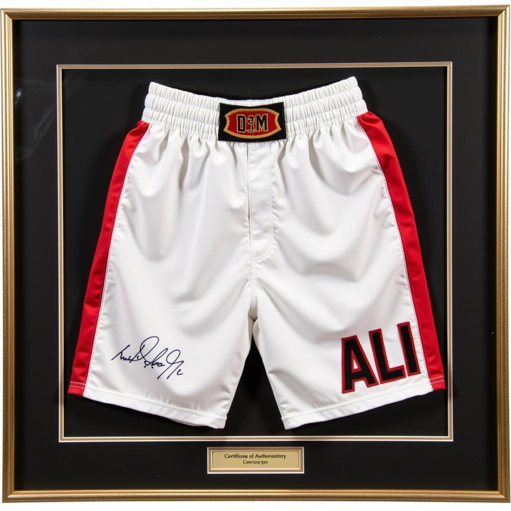 Muhammad Ali Signed Shorts at Auction