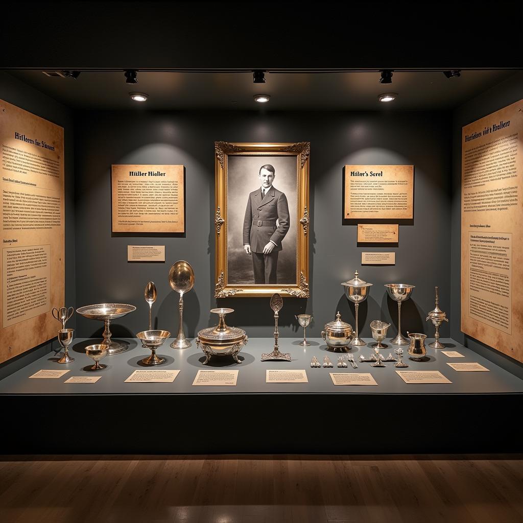 Museum Display of Hitler's Silverware