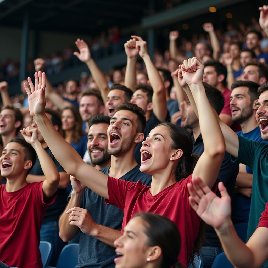 Passionate and Positive Football Fans