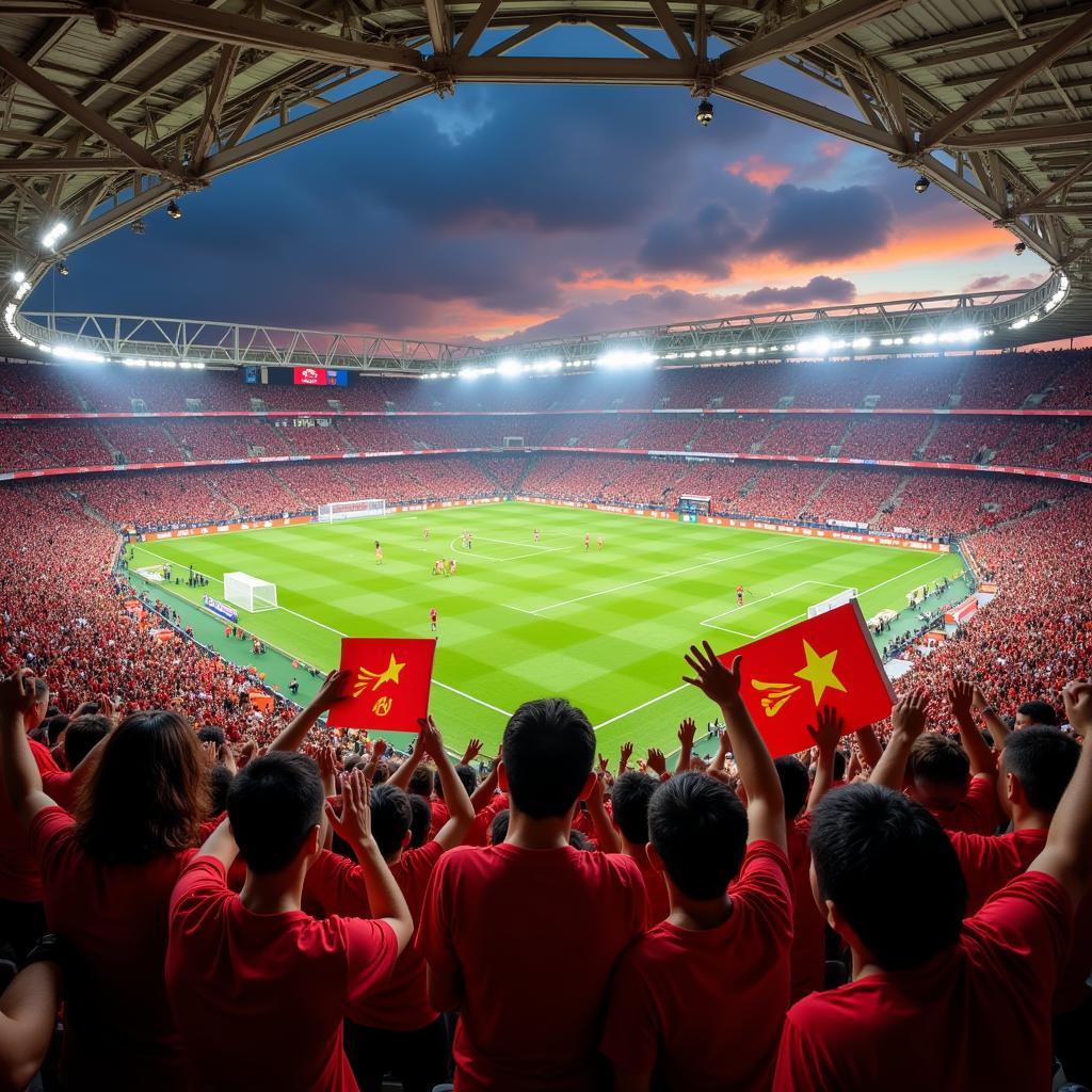 Đội Bóng Đá Fans Cheering