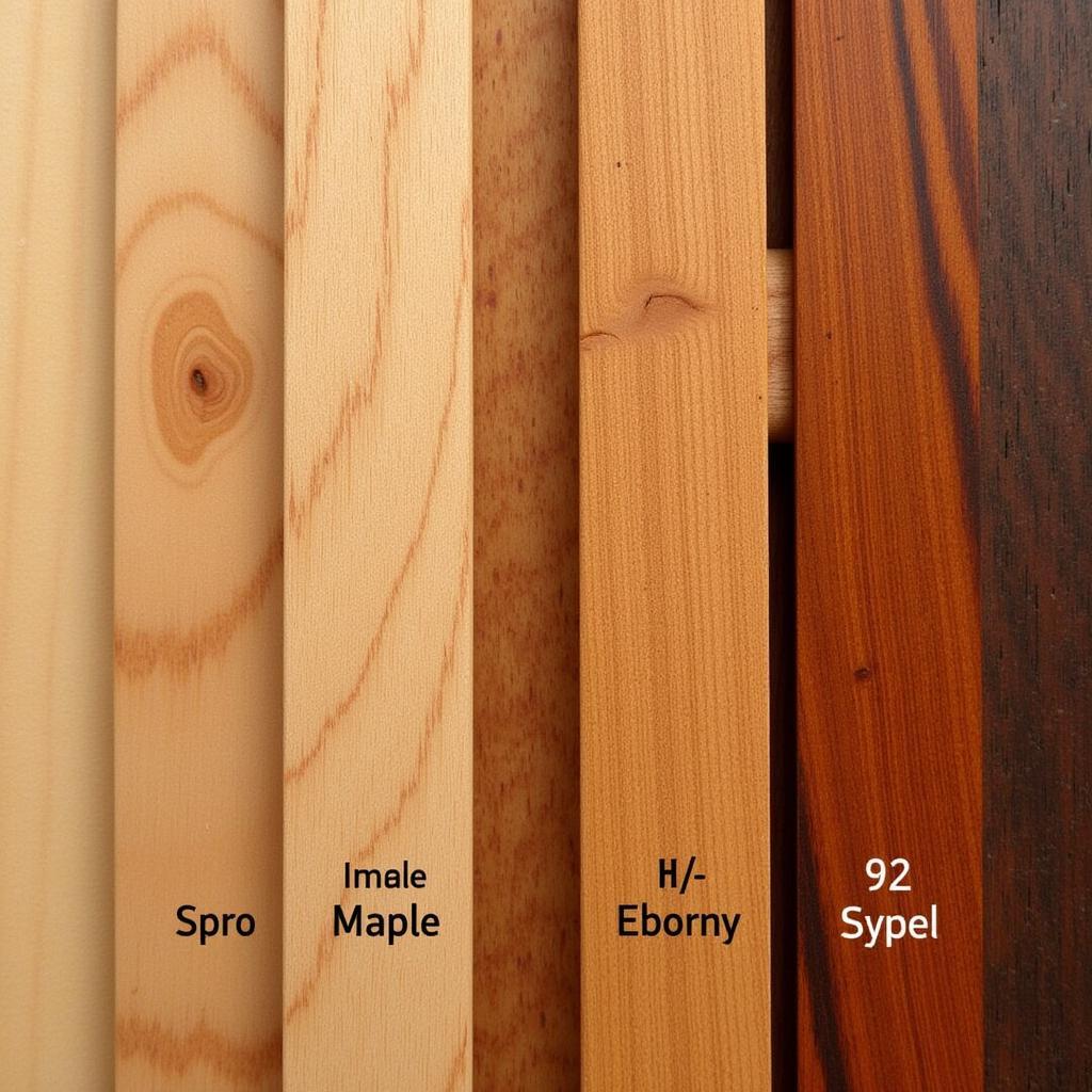 Oxford Violin Wood Selection