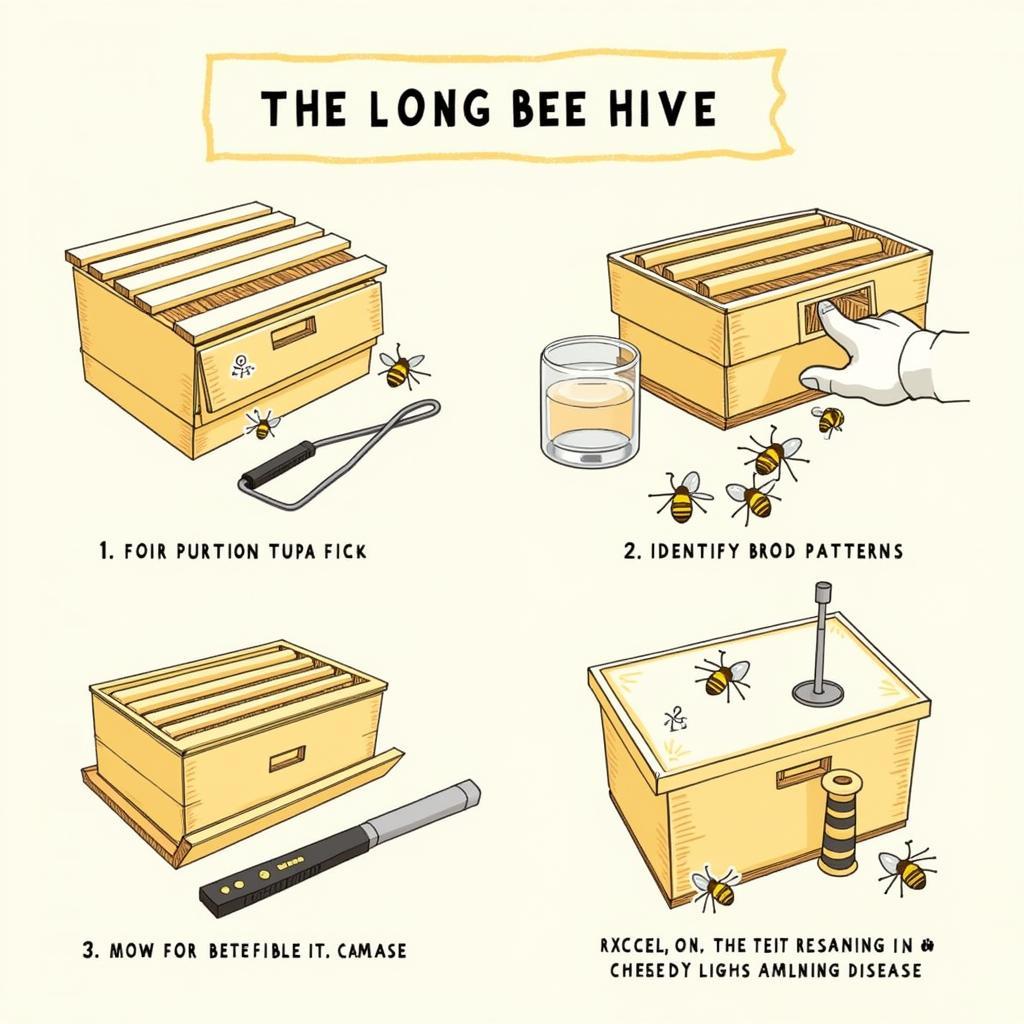 Effective management of long bee hives