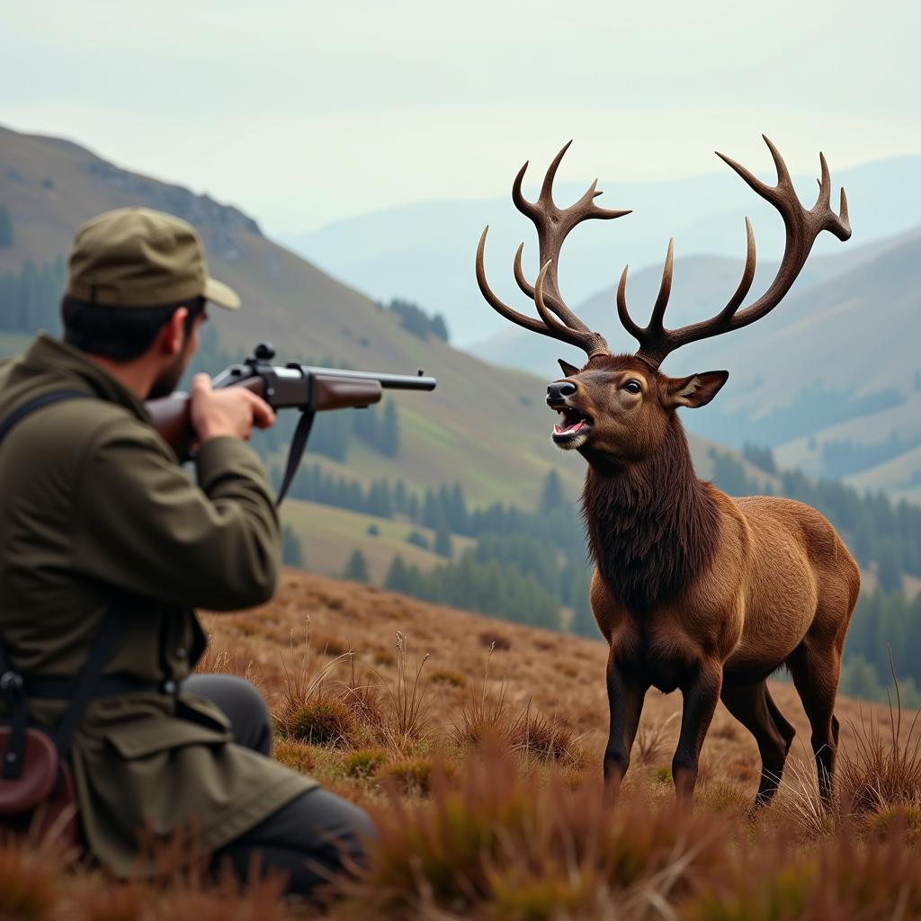 Hunting Red Stag in Scotland