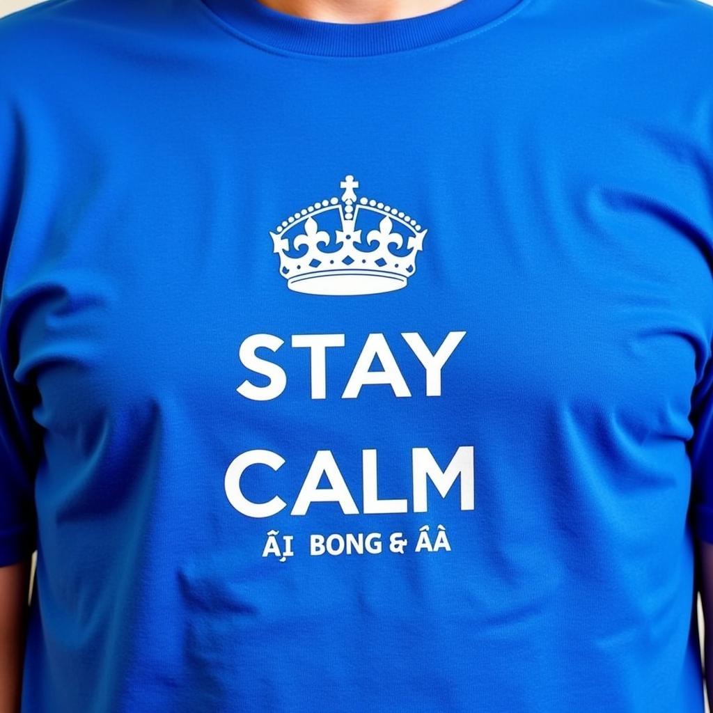 Stay Calm and Support Đội Bóng Đá T-shirt Design