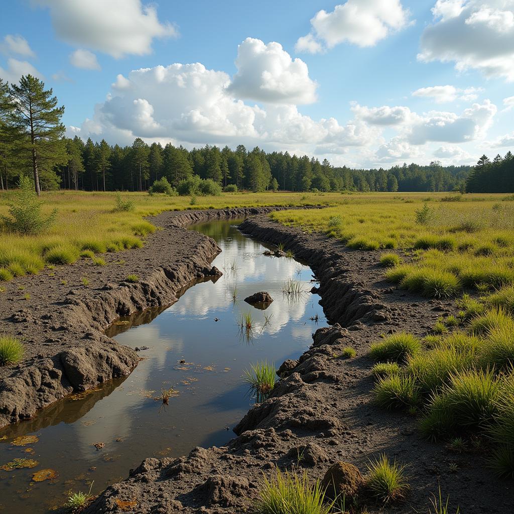 Environmental impact of peat