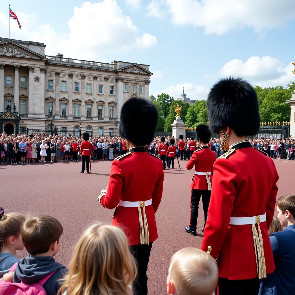 Visiting Buck Palace