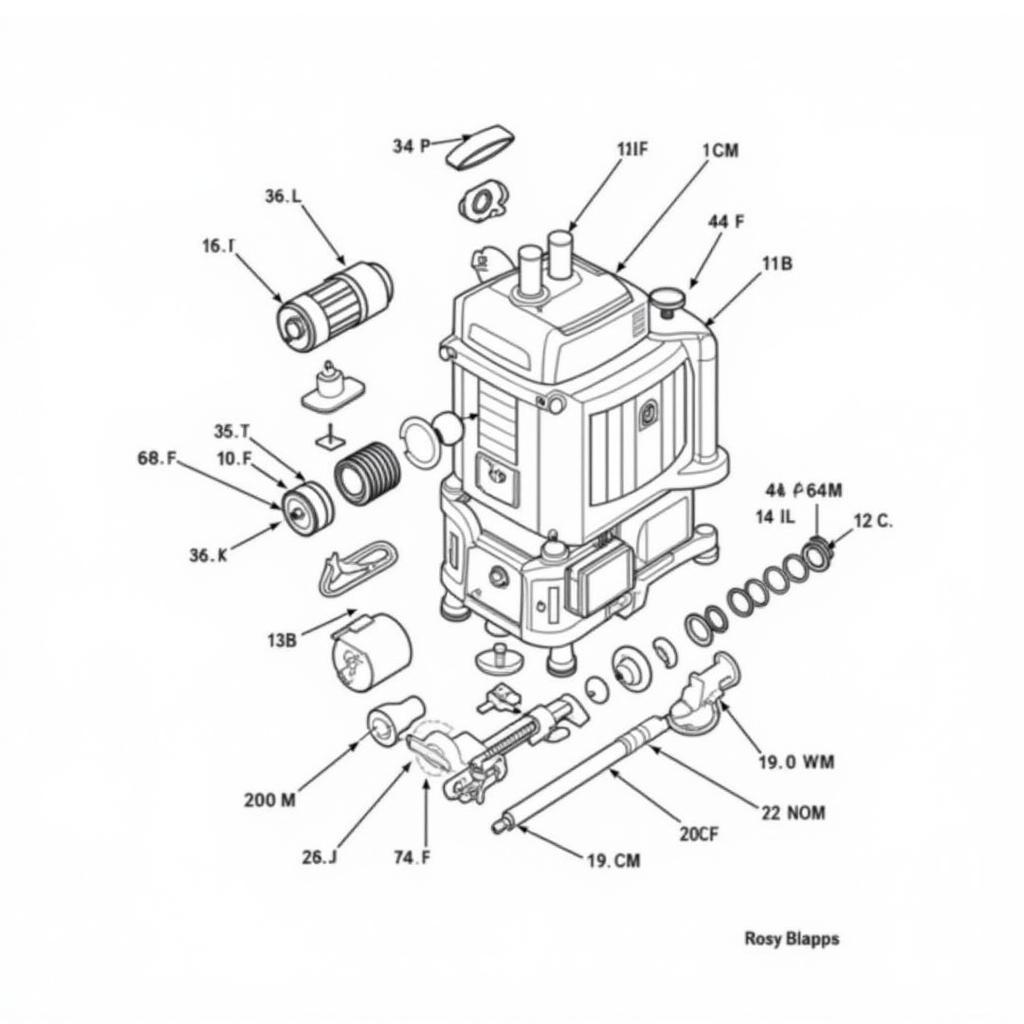 Titan Impact 640 Exploded View Diagram